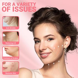 NJCXOLA V Face Masks, Reusable V-Line Mask, Face Slimming Belt, V-shaped Lifting Bandage, Double Chin Reducer for Firming and Contour