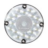 Partsam 2Pcs 7" Round White LED Backup Lights 17 LED