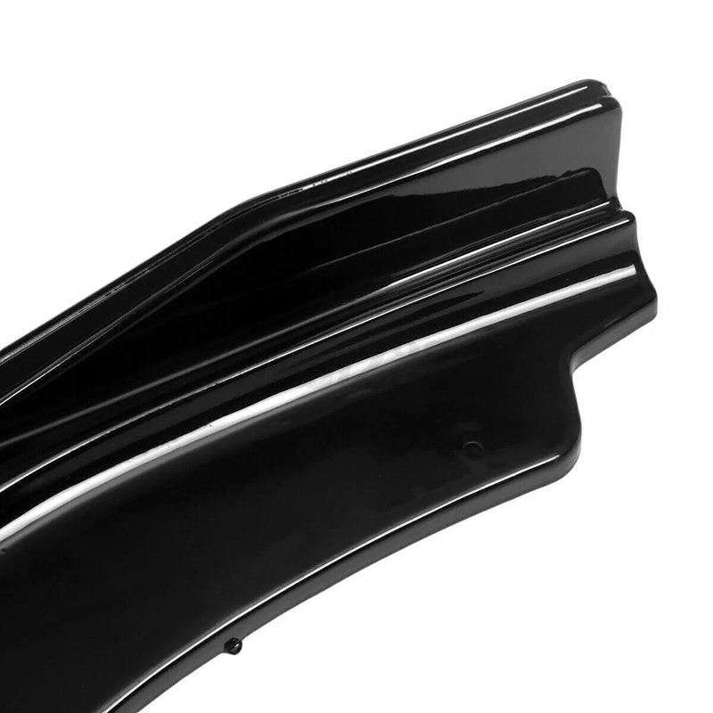 MUTUSAISI Gloss Black Front Bumper Lip Spoiler Splitter Fit For