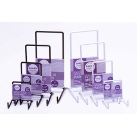 Leeds Display : ST02WL : Wire Strut Stand : White : Small : 4", 10cm : Plate & Bowl Support