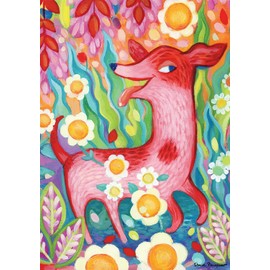 Buffalo Games - Denise Ferragamo - Little Red Dog - 300 Piece Jigsaw Puzzle for Adults -Challenging Puzzle Perfect for Game Nights - Finished Size is 21.25 x 15.00