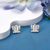 ONEFINITY Elephant Earrings Sterling Silver Elephant Stud Earrings Animal Elephant
