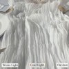 Arucxlzq 6 Pack White Gauze Cheesecloth Table Runners 10ft (35x120