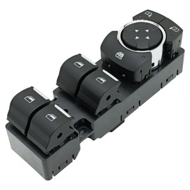 OKAY MOTOR JC3Z-14529-CA Power Door Window Switch Front Left Driver Side for 2017-2022 Ford F-250 F-350 F-450 F-550 Super Duty JC3Z14529CA SW7927 DWS2141