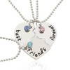 yaozeio Matching Necklaces for Best Friends Forever Necklace for 3