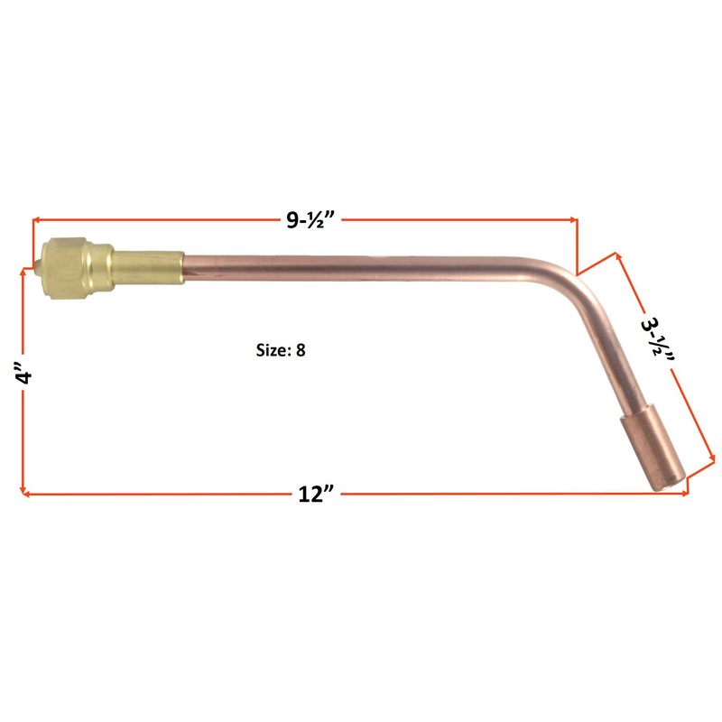 SÜA - Heating Nozzle/Rosebud 8-MFN Replacement for 300 Series Victor