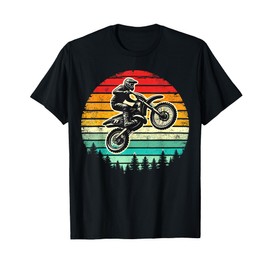 Dirt Bike Rider Vintage Motorcycle Motocross T-Shirt