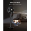 PELONIS Smart Pedestal Fan for Bedroom, Standing Fan, Dual Layed