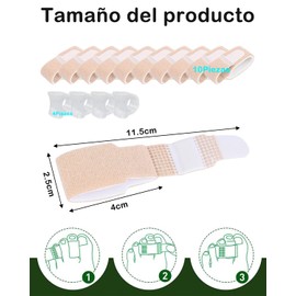 14 Piezas Separador De Dedos Pies, Protector De Dedos De Pie, Separador De Dedos, Adecuado Para Corregir Los Dedos De Los Pies Doblados y Superpuestos, Reducir El Dolor De Fricción, Etc