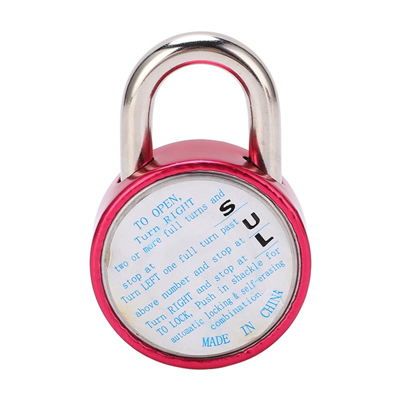 ZP‑1 Dial Combination Lock Anti Theft Password Padlock Safe Locker
