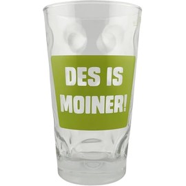 DES IS MOINER! Dubbe Glass 0.5 Litre (Green) - Pfälzer Schorle Glass