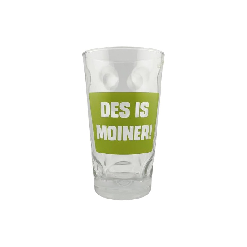 DES IS MOINER! Dubbe Glass 0.5 Litre (Green) - Pfälzer