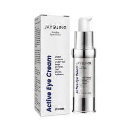 Jaysuing Active Eye Cream  Vitamin C, Hyaluronic Acid  Reduces fine lines and dark circles Hydrating & Firming Eye Cream eyelash growers eye repair vitaminc serum eye smoother After Cleansing Skin Care hyaluronicacid serum eyecream for puffy