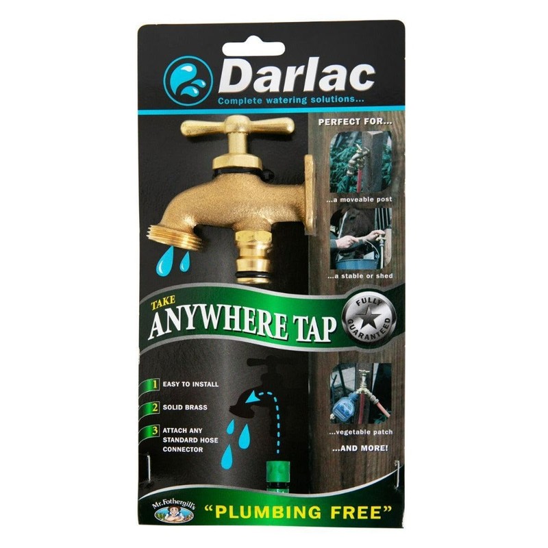 Darlac Take Anywhere Outside Tap, Portable Outdoor Water Tap for
