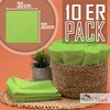 NatureMark Pack of 10 Face Cloths 100 % Cotton Terry