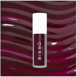 Lip Oil Bissu con Vitamina E, Aceites humectantes, Antioxidantes y Aroma Delicioso 7 Tonos Disponibles (Frutos del bosque)