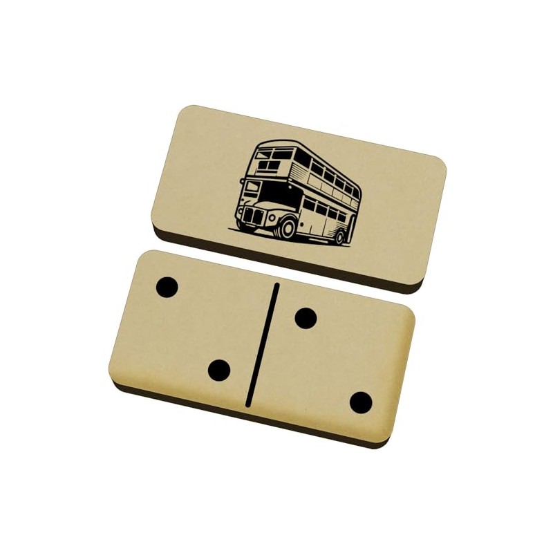 Azeeda 'Double Decker Bus' Domino Set & Box (DM00043278)