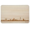 Brotzeitbrett München Skyline | Beech Breakfast Board | Wooden Chopping