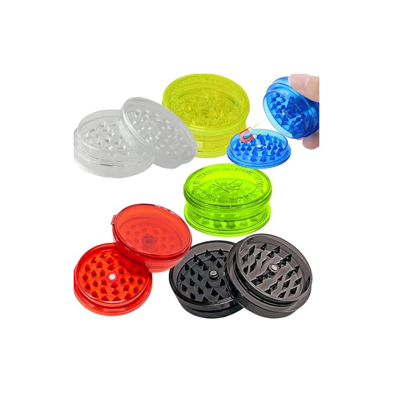 Plastic Grinders 60 mm 3Piece Grinder Spice Mill Ideal for