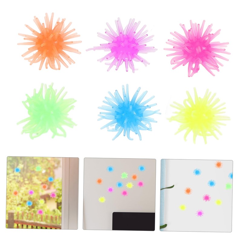 BESPORTBLE 50pcs Wall Sticky Crawling Props Elastic TPR for Parties
