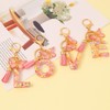 OKAICEN Fashion Alphabet Initial Letter Keychain Tassel Butterfly Pendant Key