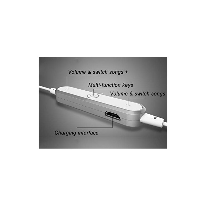 Bluetooth Headset Ring for Wiko View 3 Smartphone Wireless Remote