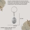 SAE99 Alloy Cerebrum Brain Keychain