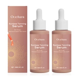 Tanning Drops, 60 ml Sunless Tanning Drops to Increase Naturally, Naturally Looking & Long-Lasting Tan to Get an Individual Face Tan (2)