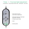 60W 4 Head LED Plant Growing Lights USB Power Supply