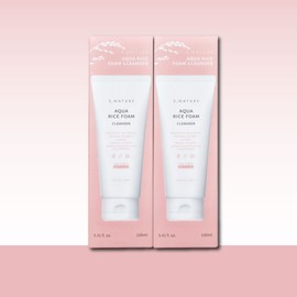 S-Nature Aqua Rice Mildly Acidic Cleansing Foam 160ml 2pcs / 에스네이처 아쿠아 라이스 약산성 클렌징폼 160ml 2개