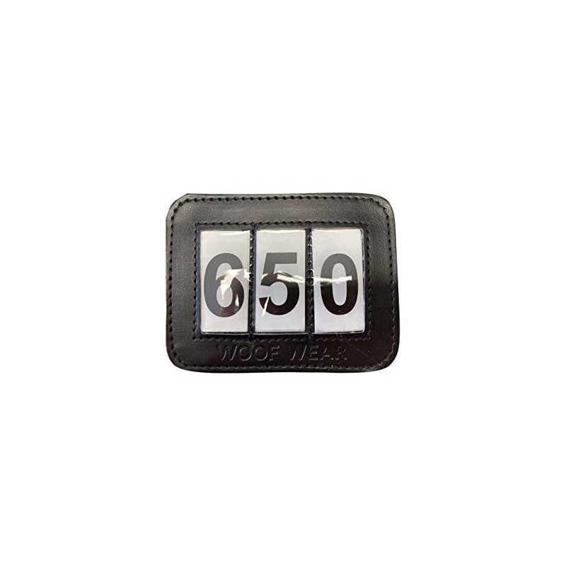 Woof Wear Bridle Number Holder - Black - Waterproof Sprayproof