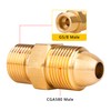 GRYVOZE Argon Adapter G5/8 Male to CGA580 Male, Nitrogen Adapter