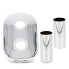Heating Pipe Cover Set 20 mm Chrome Brass Cover Rosette