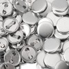 Bruafsir 600 Pcs Blank Button Making Supplies 25Mm/1Inch Back Button