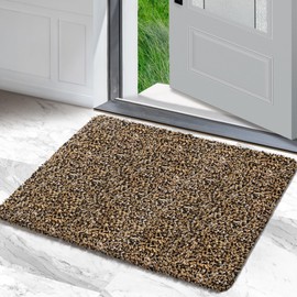 RugMast Premium Microfiber Indoor Door Mat – 20”x30” Washable, Non-Slip Waterproof Backing, Super Absorbent, Multiple Sizes and Colors, Low Profile Entryway Doormat for Door Mat Indoor Entrance