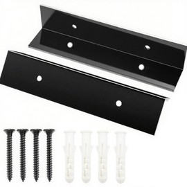 Garage Door Rodent Guard – Aluminum Mouse Snake Shield Plates – Rust-Proof Garage Bottom Corners – Universal Fit – Easy Install with Screws (2 Pack)