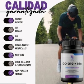 Coenzima Coq10 100 Cáps  Naima  Con Magnesio  Premium                                                                                                 