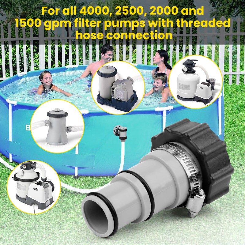 Pool Hose Adapter Type A/B for Intex, Pool Pump Hose