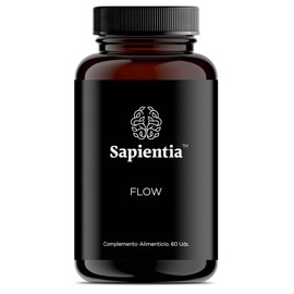 Sapientia Flow - Promueve PRODUCTIVIDAD y CLARIDAD MENTAL Nootrópico 100% natural, Gluconato de Zinc, Pasiflora, L-teanina, Verbena, Selenio, Complejo B - Suplemento Alimenticio