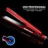 Alaciadora Profesional X-titanium 25mm Timco Tit-230r Color Rojo