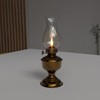 Ciata Oil Lamp, Glass, Victorian Hurricane Chimney Lamp Globe Replacement,
