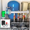 Tofficu 1 Set Air Compressor Control Valves Air Compressor Four-hole