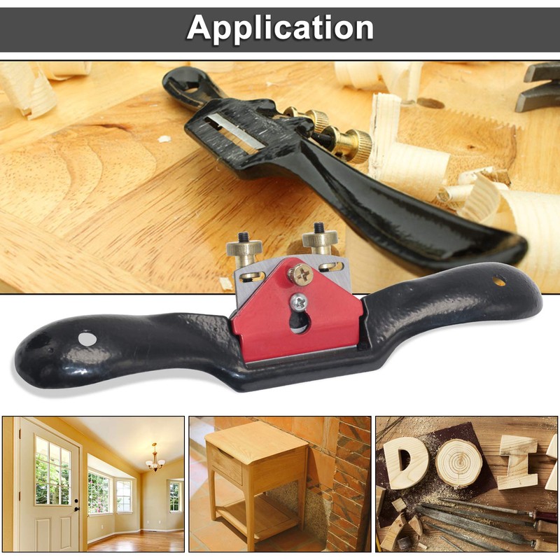 KOOTANS 2pcs 9" 10" Adjustable Spokeshave with Flat Base, 4pcs