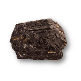 Schwarzer Turmalin Kristall Stein | Edelstein Rohstein Naturstein | Schörl Quarz (160-180 Gramm)