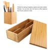 Natudeco Chopsticks Storage Box Spoons Organizer Japanese Chopsticks Case Tableware