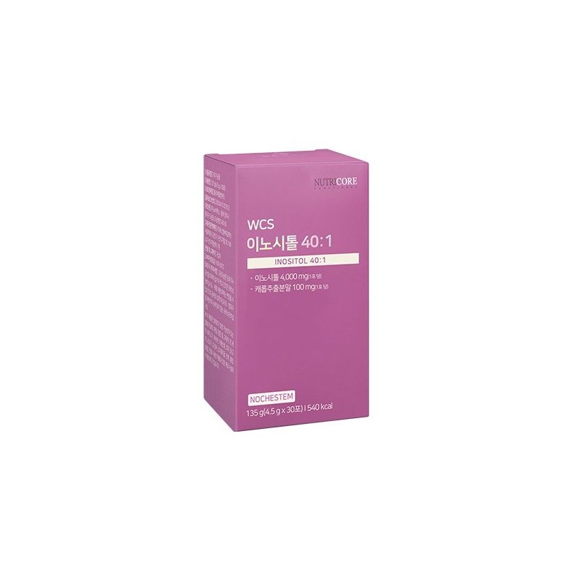 Nutricore Inositol 40:1 Myo D Cairo Choline 30 packets, 1