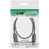 InLine 0.5m 6 Pin Jack to Jack IEEE1394 FireWire Cable