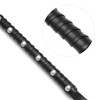 2 PCS 28-inch and 11.8-inch Black Riding Whip, fine Soft