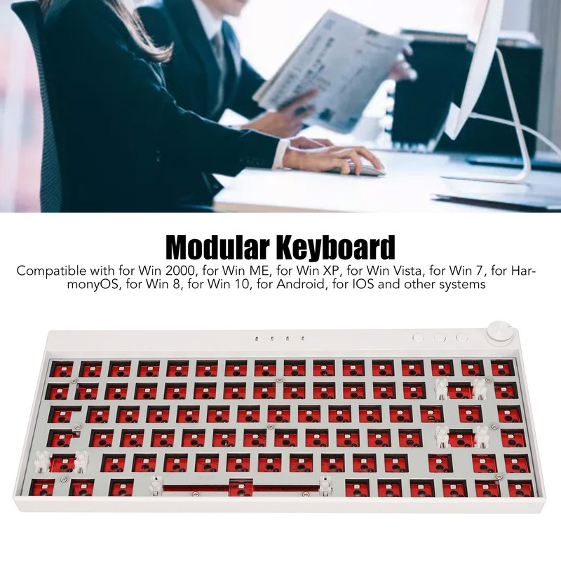 Mechanical Keyboard Kit 84 Key DIY RGB Lighting Hot Swap