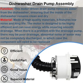 REAXOAL DD93-01013A Dishwasher Drain Pump Assembly Compatible with DW80M9550UG/AA,DW80R9950US/AC,DW80R9950UG/AC etc